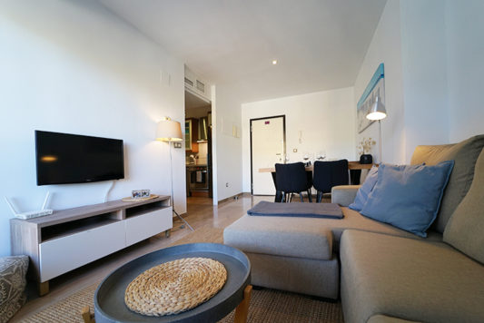 Holiday apartment Moraira // Apartment Casamora Moraira - Living and dining area